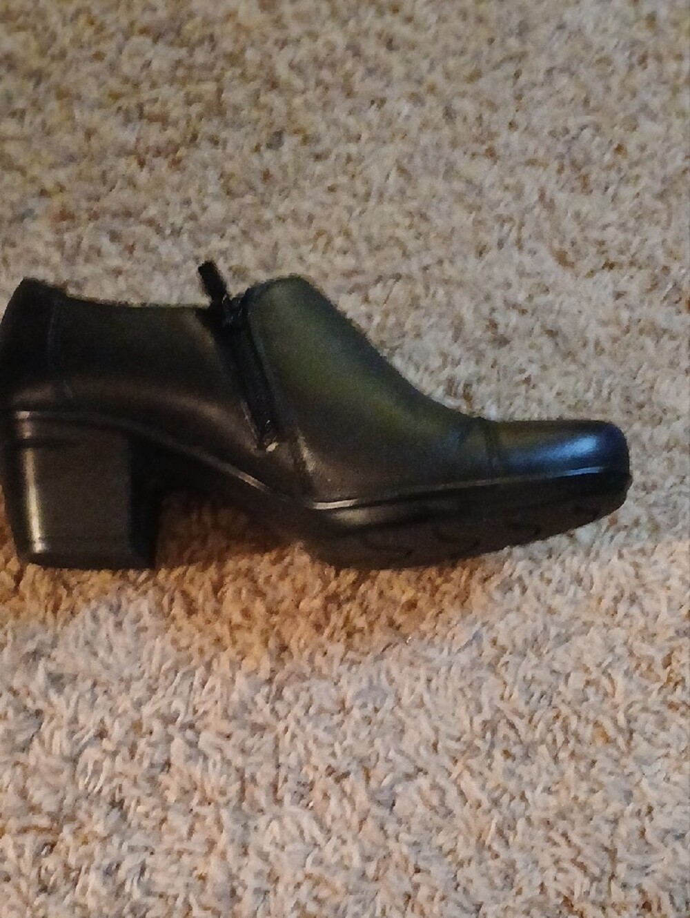 Clarks Women's Black Slip-On Loafers - Picture 3 of 7